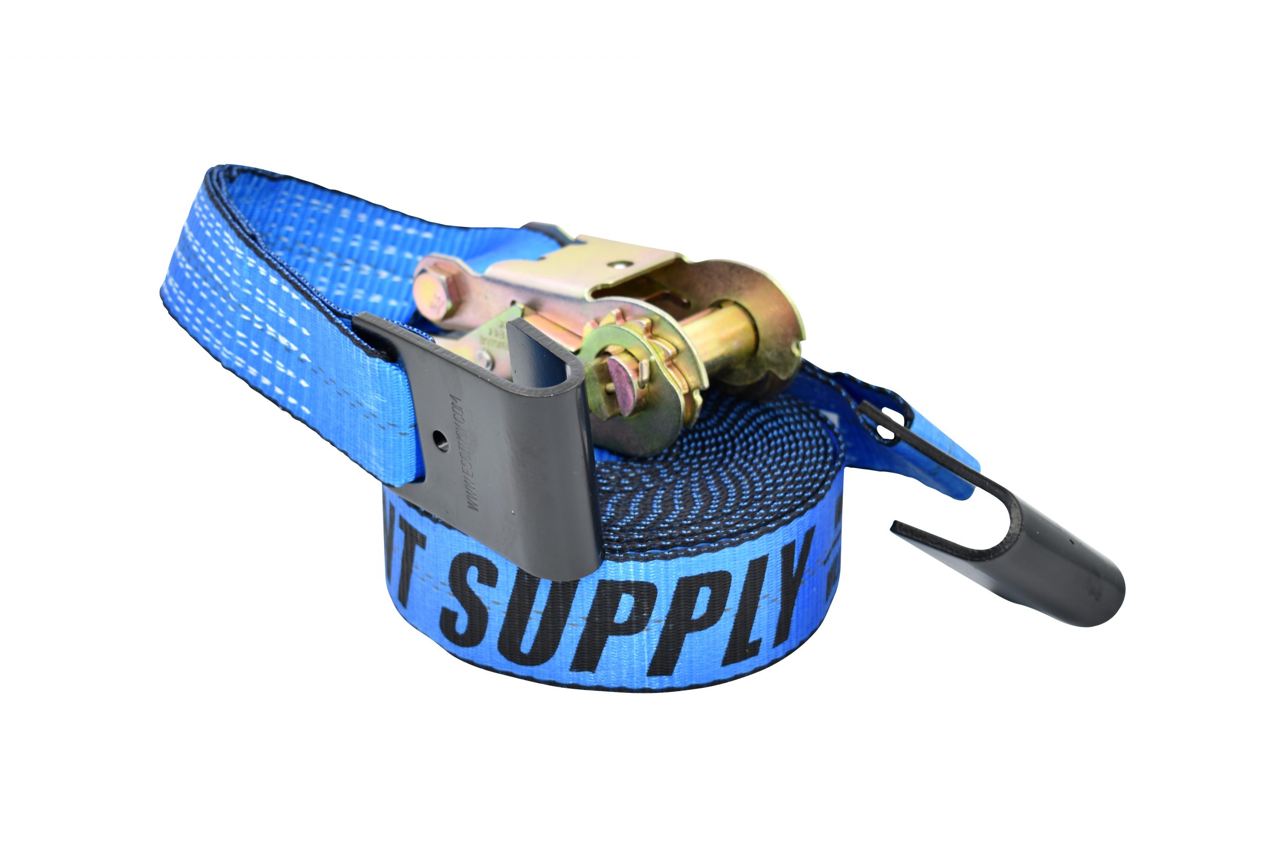 2″ x 30′ ESC Branded Ratchet Strap w/ Flat Hook – Blue – Equipment Supply  of Cincinnati
